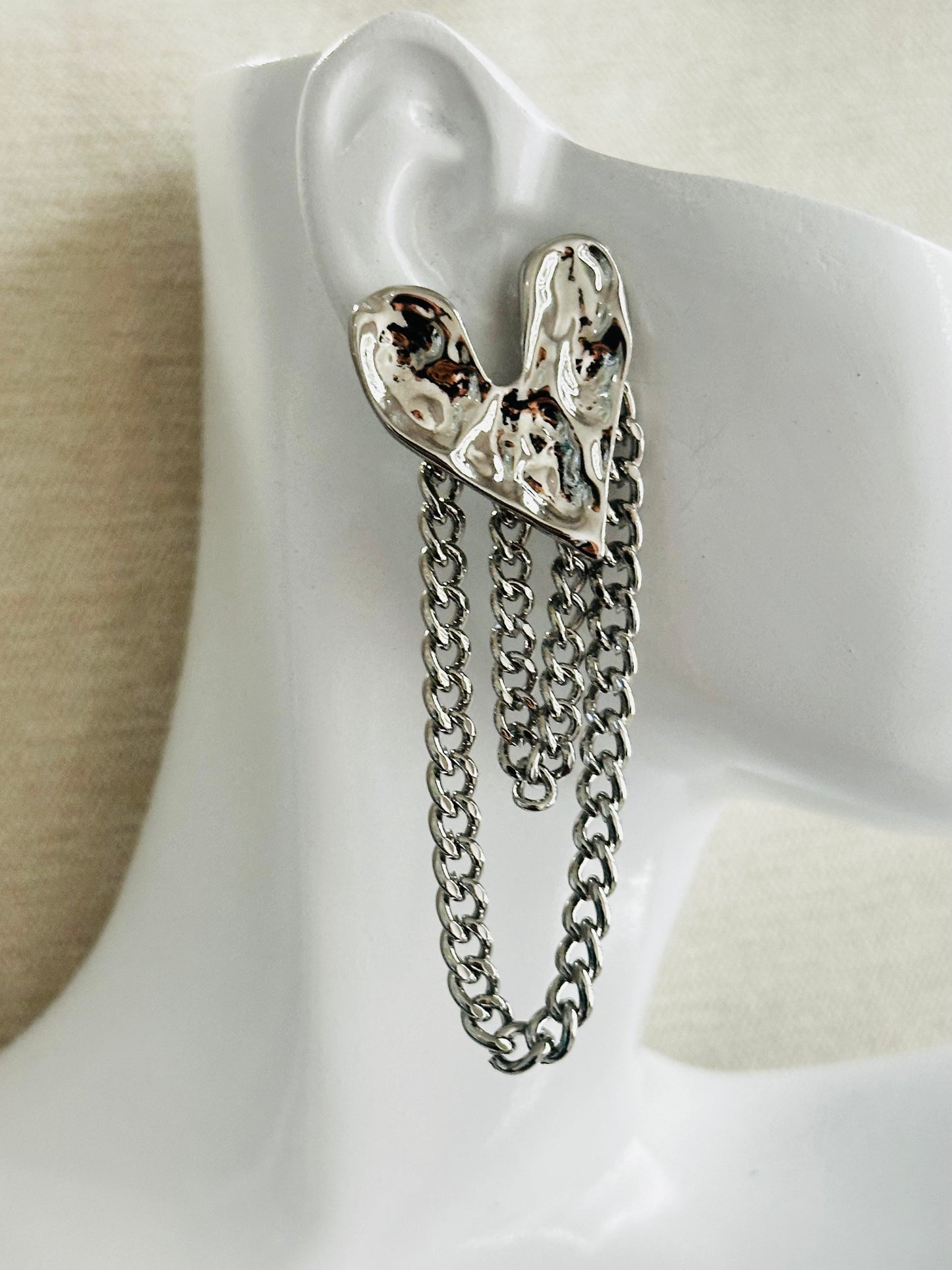 Micaela Heart Earrings