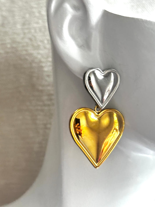Double Love Earrings