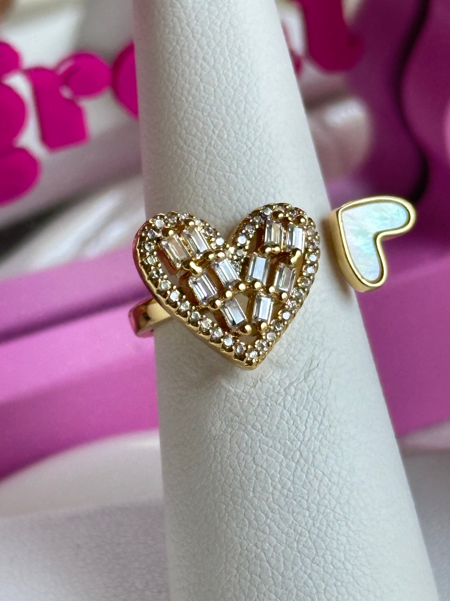 Heart Crystal Ring