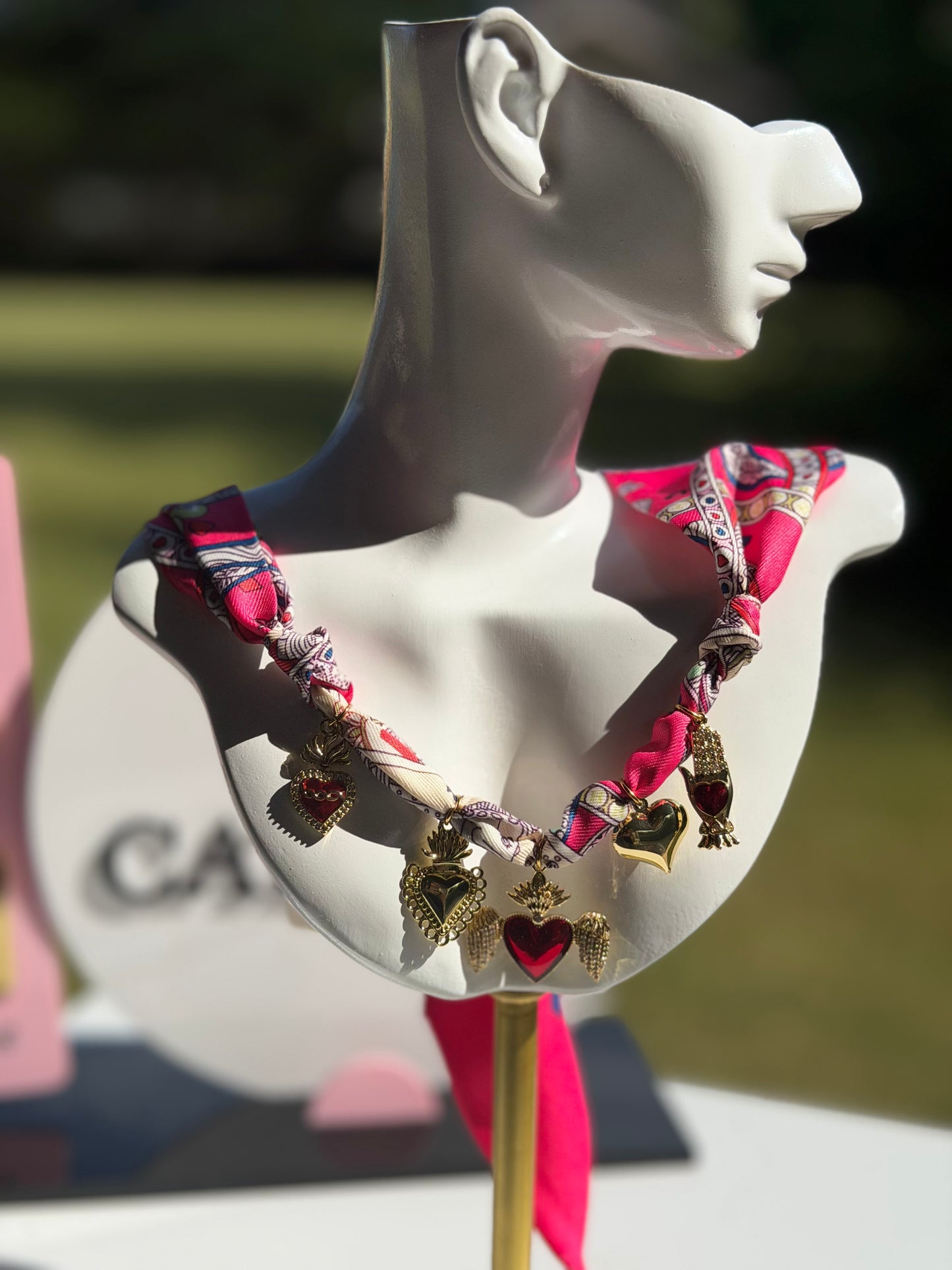 Sacred Heart Bandana Necklace