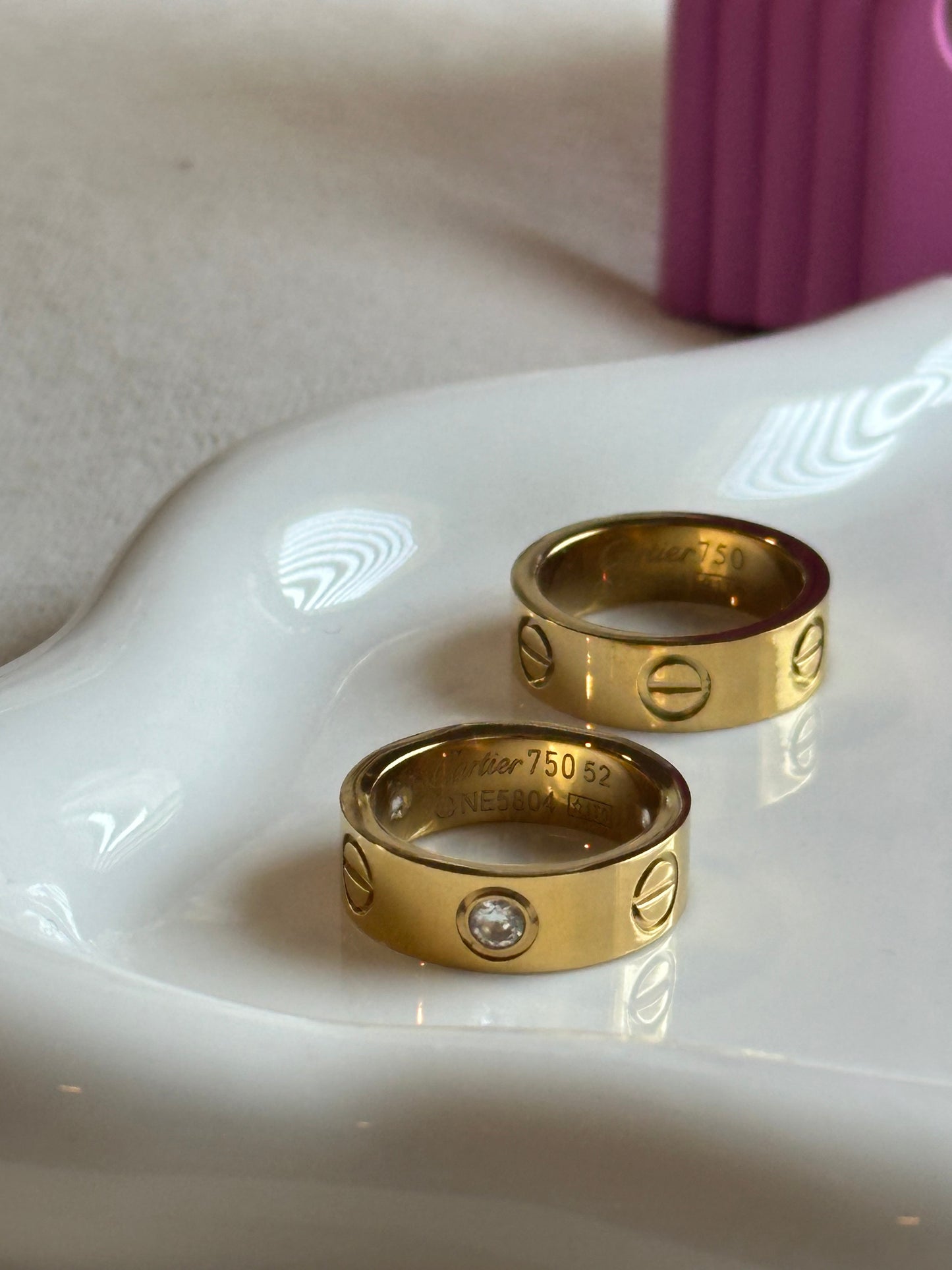 Gold Love-Inspired Ring – Timeless Luxury