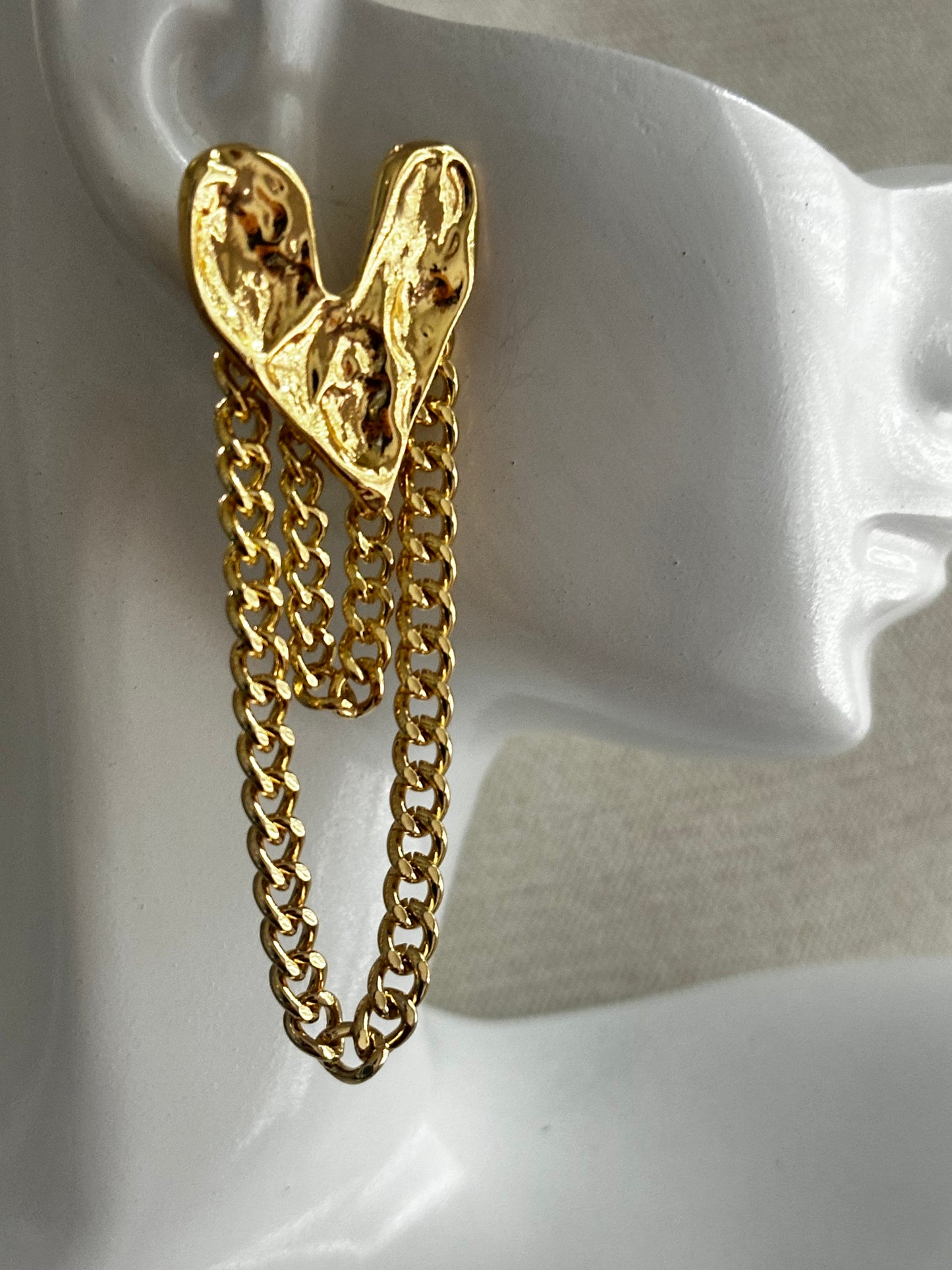 Micaela Heart Earrings