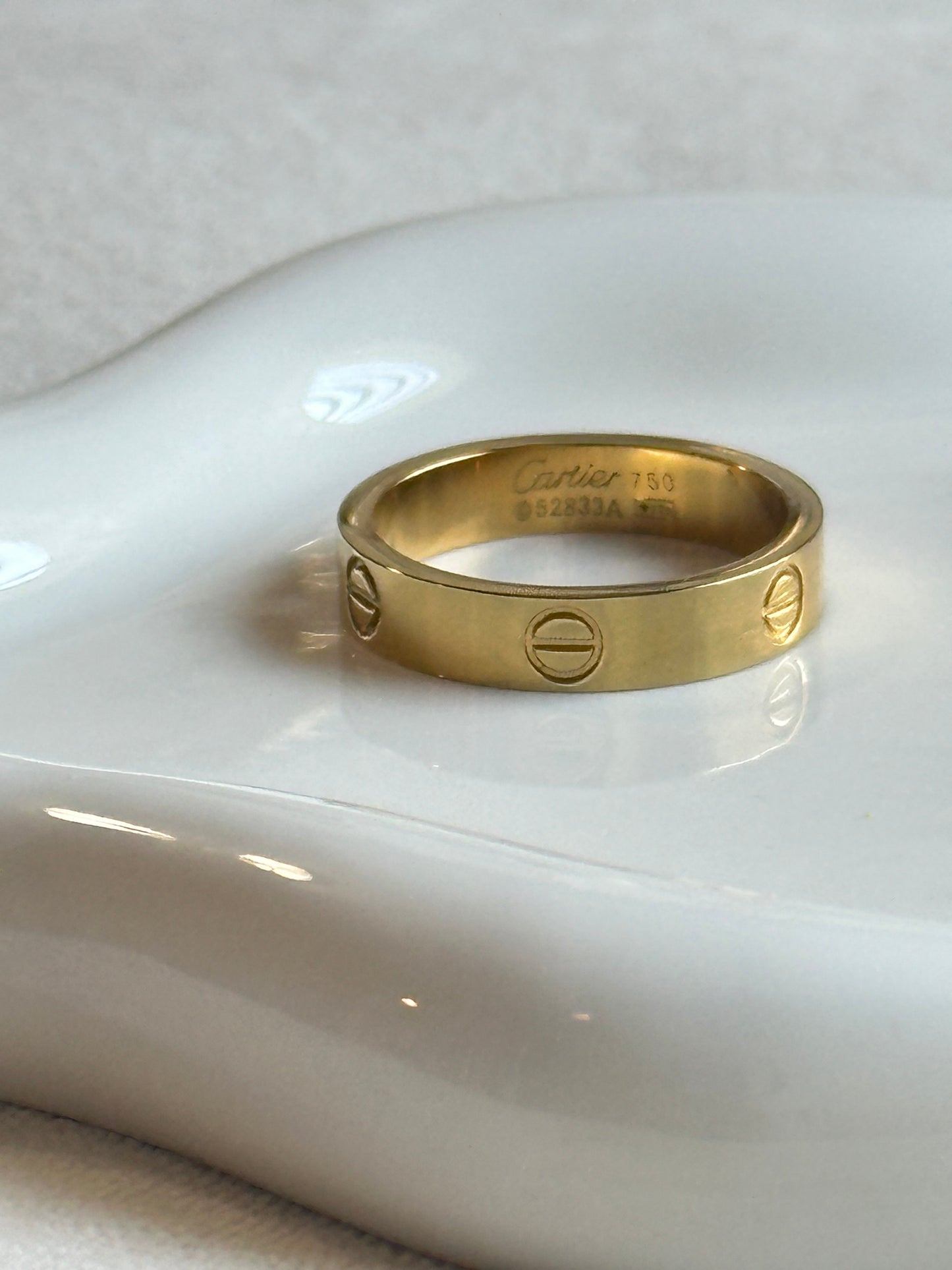 Gold Love-Inspired Ring – Timeless Luxury