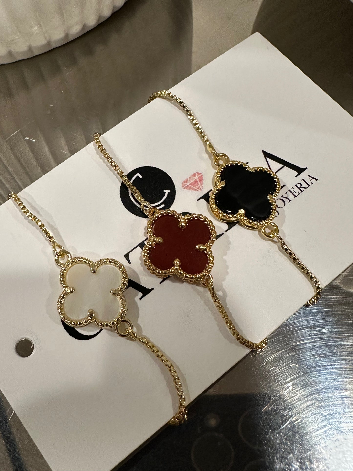 Adjustable Clover Bracelet